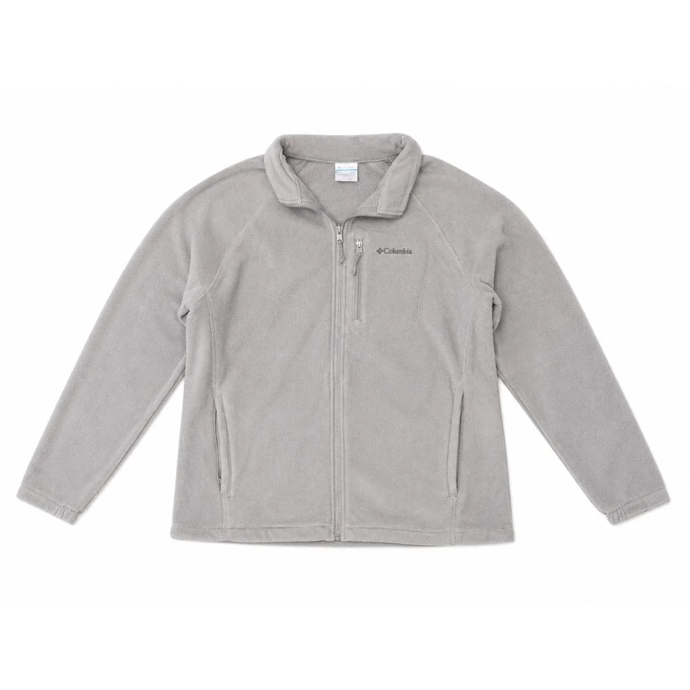 Columbia Interchange Full Zip Fleece Jacket Gray‎ Men's XL Outdoor